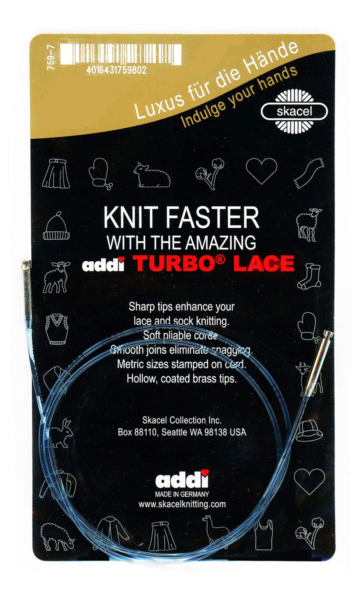 addi Click Lace Replacement 40inch (80cm) Cord (1 Unit)