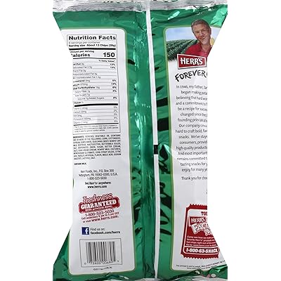 Buy Herr S Sour Cream And Onion Potato Chips 9 Ounce Pack Of 1 Online In Indonesia B0005xo2ni