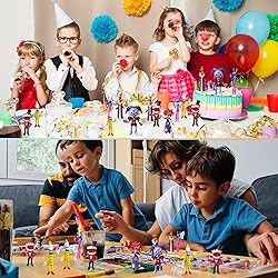 NosActGia Digital Circus Action Figures – 6 pcs