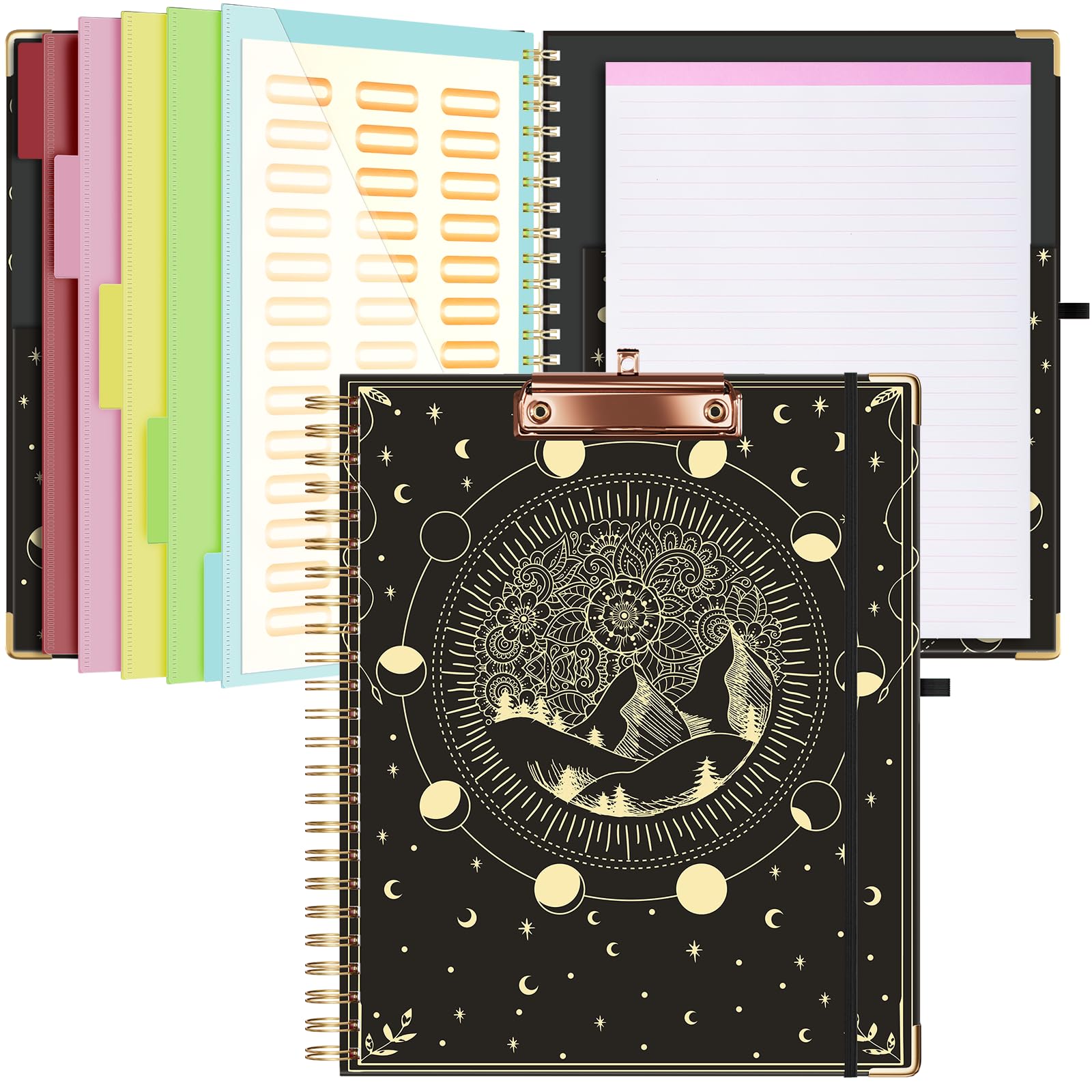 Ospelelf Clipboard Folio with Notepad for Letter