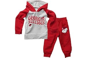 Wes and Willy Infant and Toddler College Pant and Hoodie Set