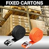 Yizerel Tie Down Straps 4 Pack 12 ft x 1 in Cam Buckle Heavy Duty view 7
