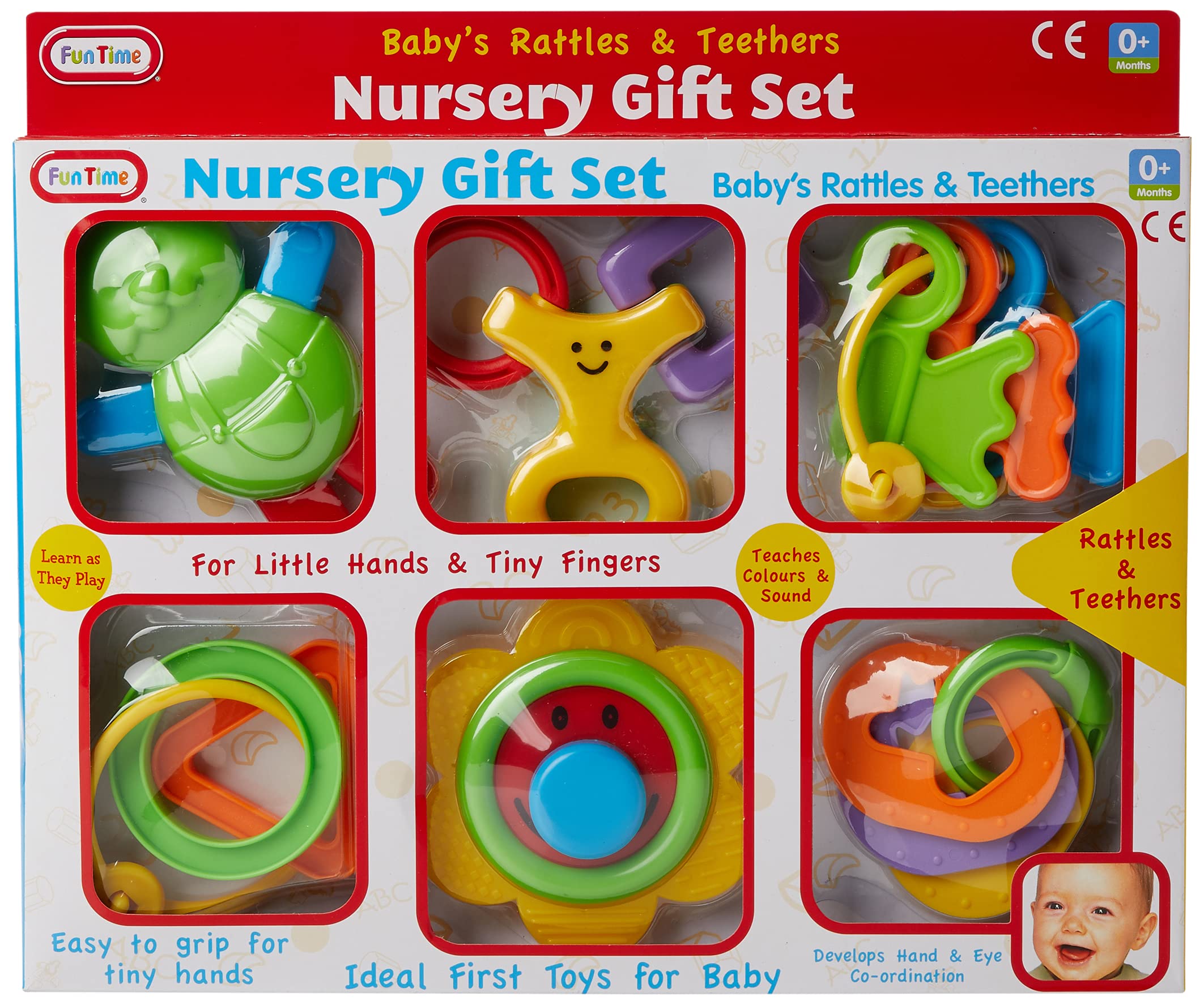 Fun Time Baby's Rattles & Teethers Nursery Gift Set