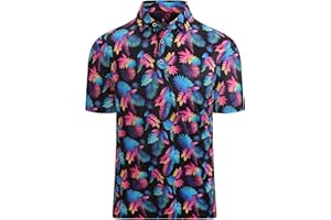 ALEX VANDO Mens Polo Shirts Short Sleeve Regular Fit Fashion Designed Shirt