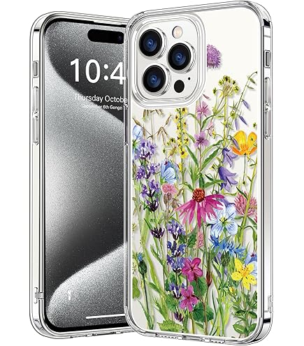 Amazon.com: Lily and Butterfly Phone Case Compatible with iPhone
