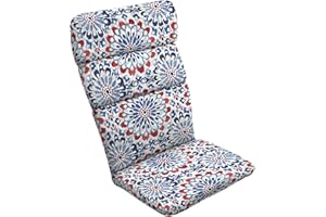 ARDEN SELECTIONS Arden Outdoor Adirondack or Rocking Chair Cushion, 20 x 17, Rain-Proof, Fade Resistant 17 x 20, Clark Blue