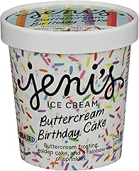 JENIS SPLENDID ICE CREAMS Buttercream Birthday Cake Ice Cream, 1 PT