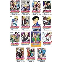 mukawa Boruto Manga Set, Vol. 1-15 White : Ukyo Kodachi, Masashi