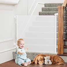 No Threshold Pet Gate for Stairs