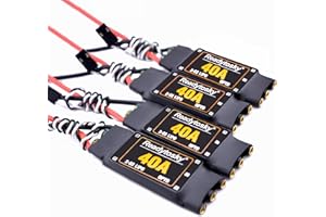 Readytosky 40A ESC OPTO 2-6S Brushless ESC Electronic Speed Controller for F450 450mm F550 S500 ZD550 RC Helicopter Quadcopter(4PCS)