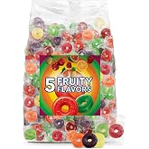 Fruit Variety Hard Candy Bulk Pack 2 lb + 2 oz, Individually Wrapped Five | Events &amp; Office Treats, Bulk Fruit Candy Mix, candy buffets, family gatherings, Classic Hard Candy Taste