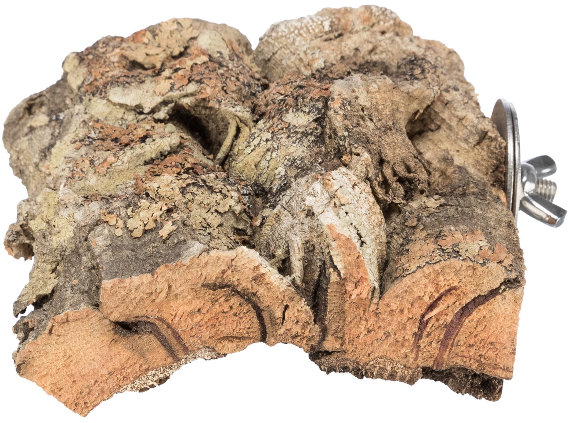 Platform with screw attachment, cork, 8 × 12 cm