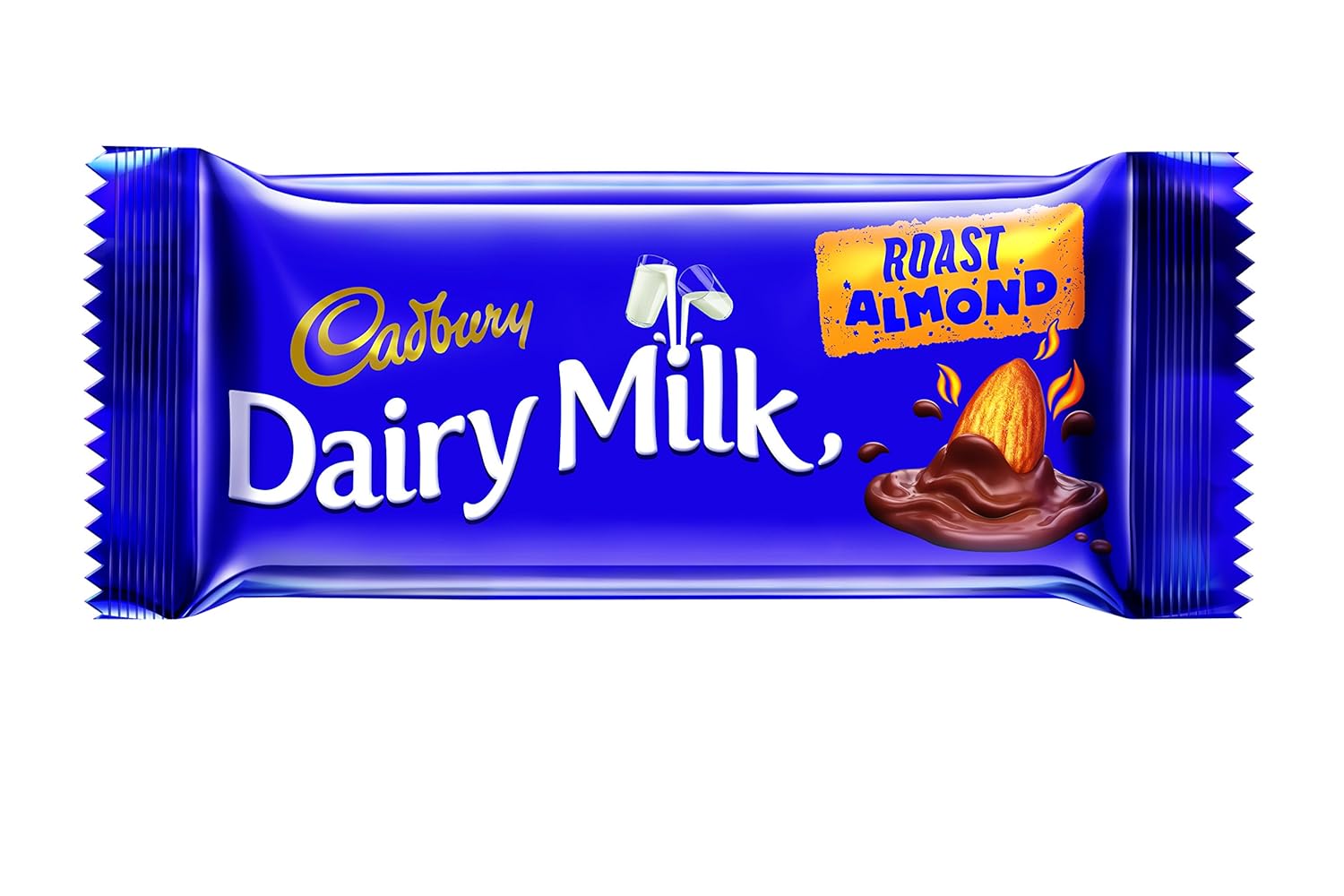 Cadbury Dairy Milk Roast Almond Chocolate Bar, 38g Amazon.in Grocery