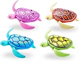 Robo Alive Robo Turtle Robotic Toy 2 Pack Orange Blue Water Powered view 7