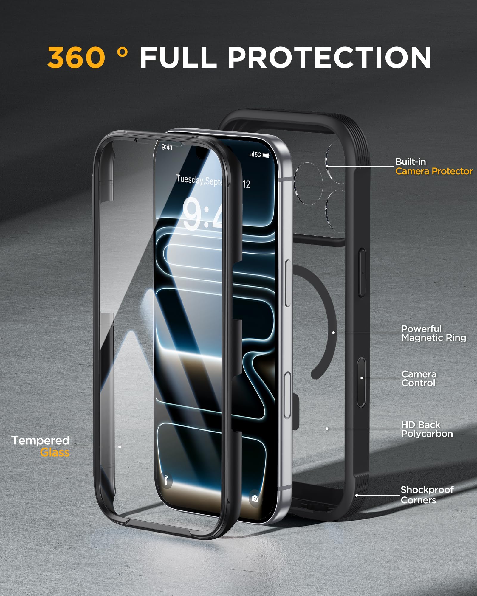 Miracase for iPhone 17 Pro Max Case 6.9