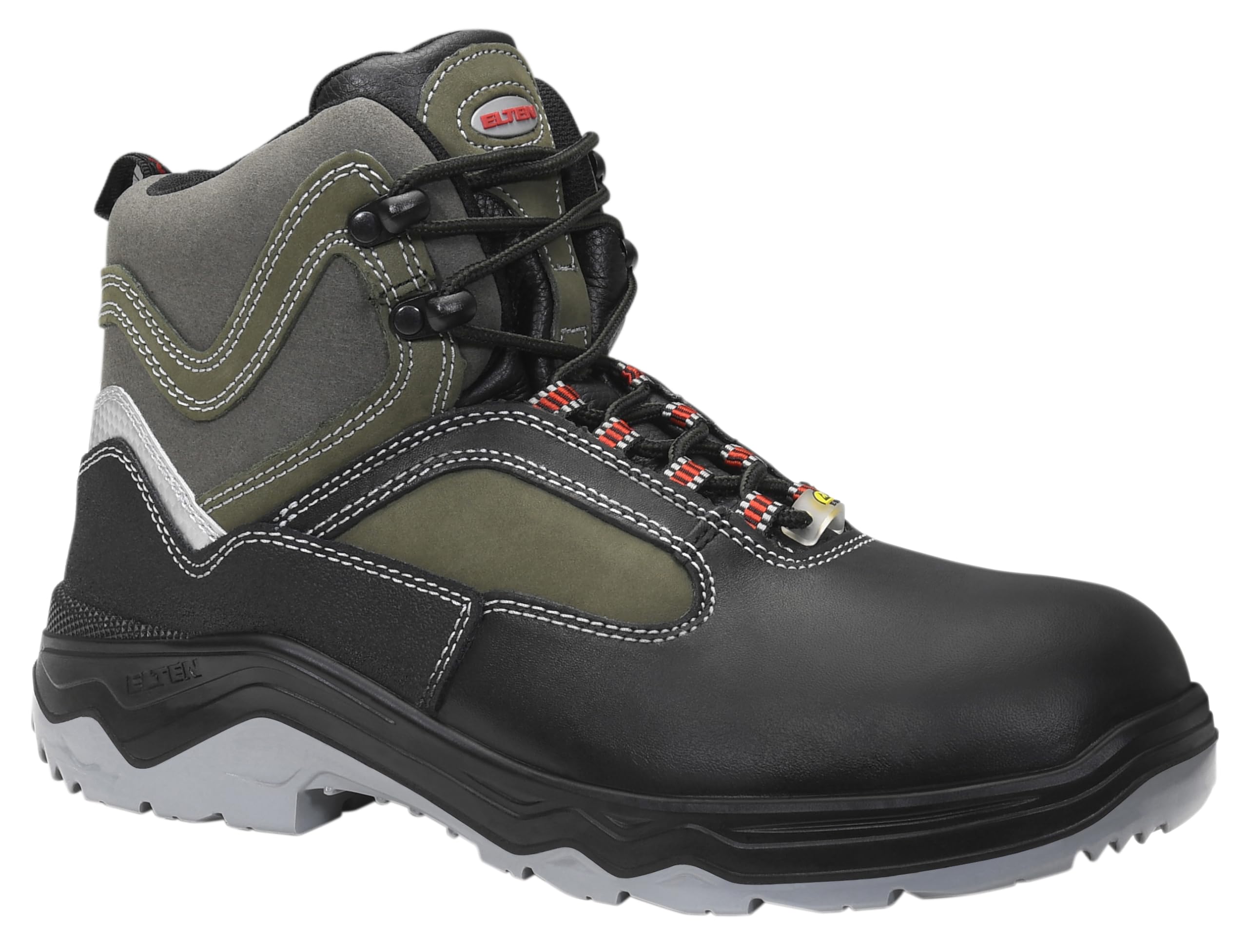 ELTEN EL-766231_42 Safety Shoes, Black-Grey, 42 Size