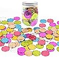 Mczxon 100 Pcs Caught Being Good Coins Tokens with Reward Jar, Colorful Plastic Reward Incentive Behavior Pretend Play Coins, Reward Plastic Play Incentive Tokens for Kids Behavior School Teacher