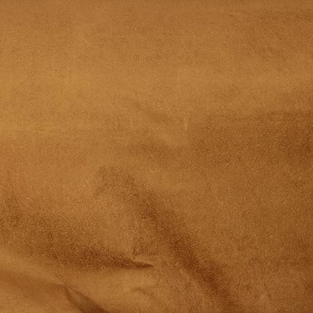kawenSTOFFE 0,5 Meter Dekostoff selbstklebend Alcantara-Optik Hellbraun Rehbraun Bastelstoff