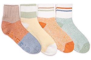 MUK LUKS Women's Set of 4 Spring Lounge Sock