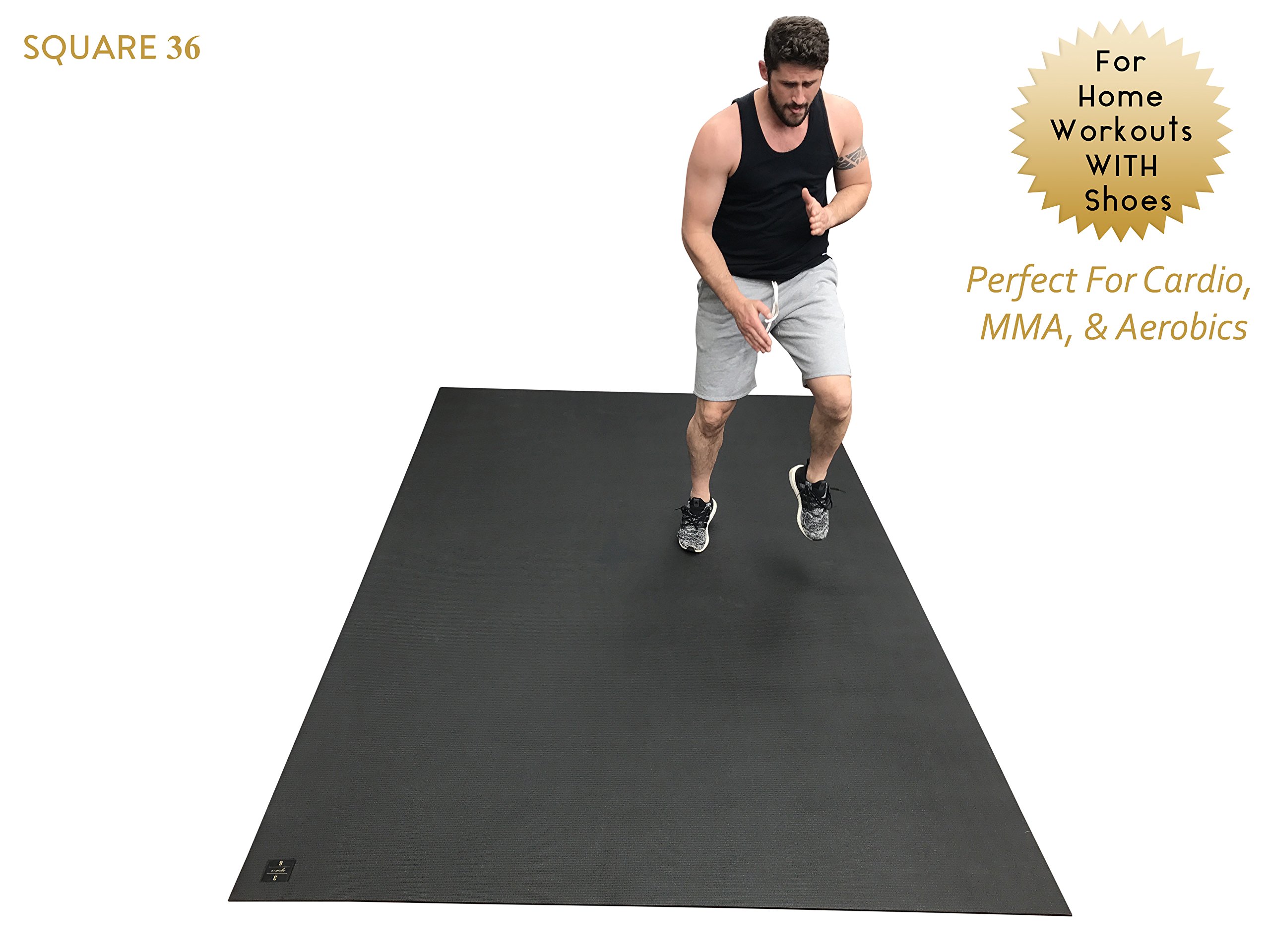 square exercise mat