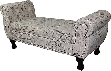 Amazon Com Ore International 25 H Rolled Arms Bench With Storage