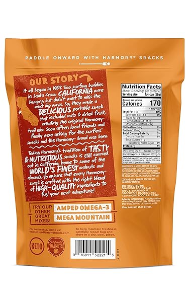 DIAMOND OF CALIFORNIA HARMONY COLOSSAL KETO TRAIL MIX WITH PEANUTS, ROASTED EDAMAME, DIAMOND OF CALIFORNIA HIMALAYAN PINK SALT WALNUTS, AND SONOMA CREAMERY PARMESAN CHEESE CRISPS, 10 OZ, 1 UNIT