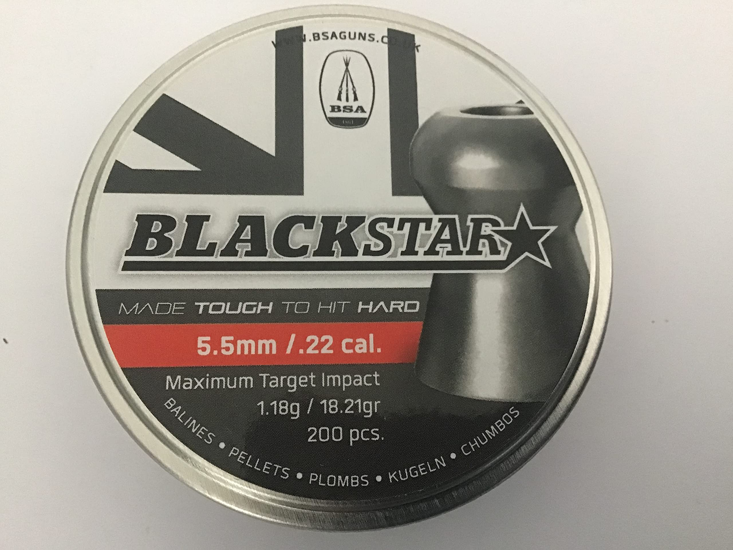 iHunter BlackStar by BSA .22/5.5mm (200ct) L584