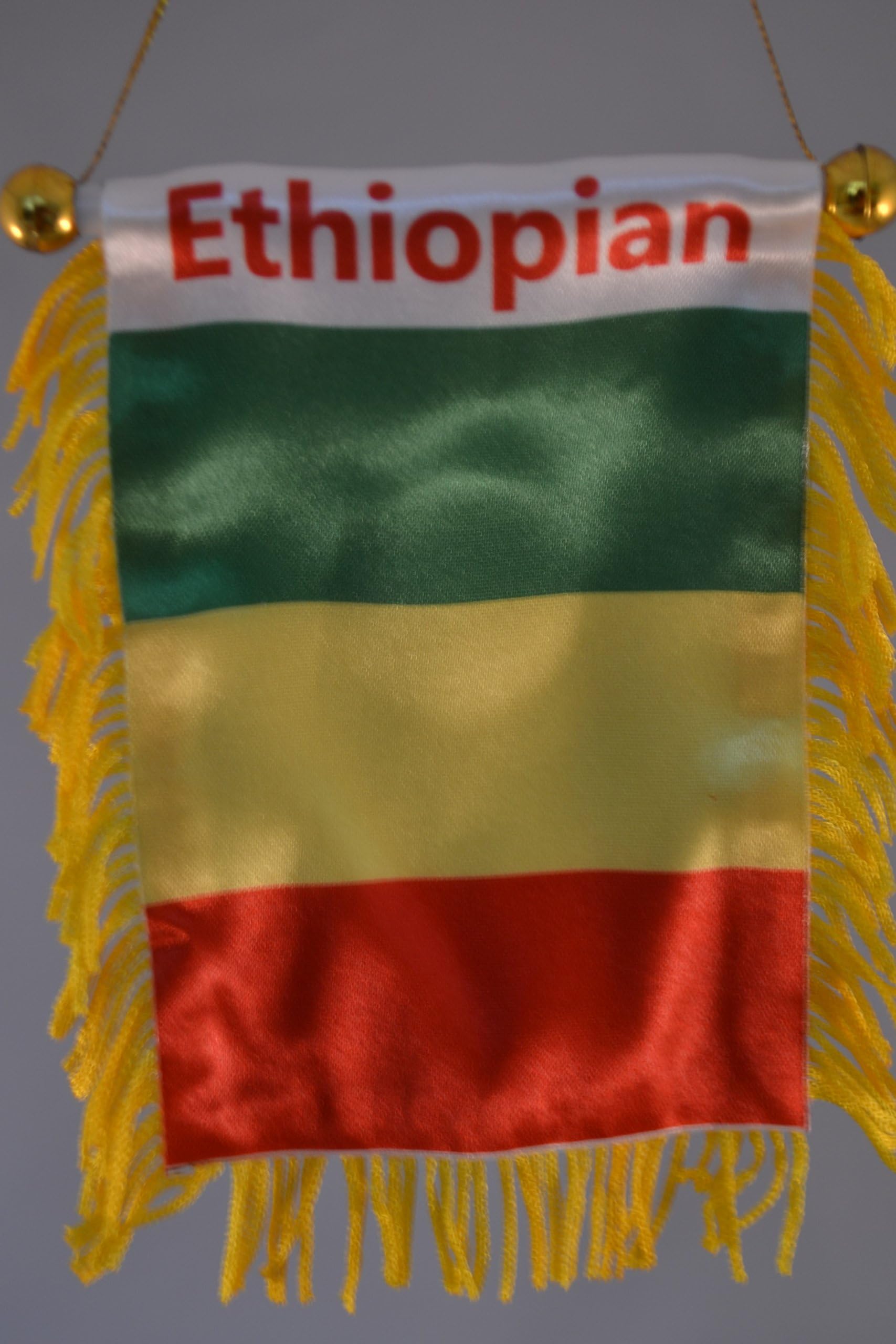 Ethiopian automobile car suv truck vans pickups mini banner flag perfect for Auto or Home use