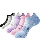 Ankle Running Socks For Women, Athletic Wicking Thick Cushioned Low Cut With Tab Casual Sports Socks