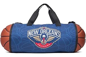MACCABI ART Official New Orleans Pelicans Duffel Bag for Sports/Basketball – Foldable/Extendable