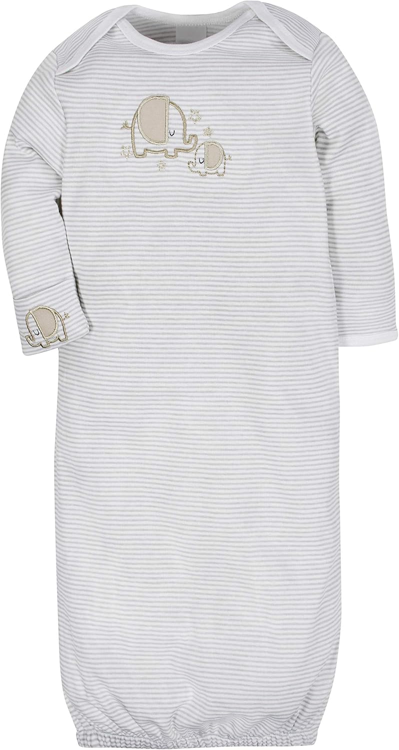Gerber Baby Girls' 4 Pack Gowns: Clothing