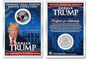 MERRICK MINT Donald J. Trump & Melania Inauguration JFK Half Dollar US Coin in Premium Holder