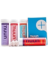Nuun Hydration: Electrolyte Drink Tablets, Juicebox Mixed Flavor Pack, Box of 4 Tubes (40 servings), to Recover Essential Electrolytes Lost Through Sweat