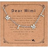 Kivosliviz Mimi Gift from Grandson Granddaughter Women Mothers Day Grandma Jewelry Ideas Mimi Necklace