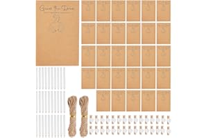 30 Sets Guess the Dress Bridal Shower Game, Premium Cardstock, Complete Activity Set, Includes Wedding Shower Game Card Heart