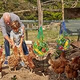 Geichan Chicken Cabbage Feeder Net Bag w/ Hook for Hens Ducks Geese - 2pcs view 5