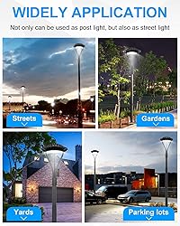 10 Pack 150W Led Post Top Lights, Outdoor Post Pole