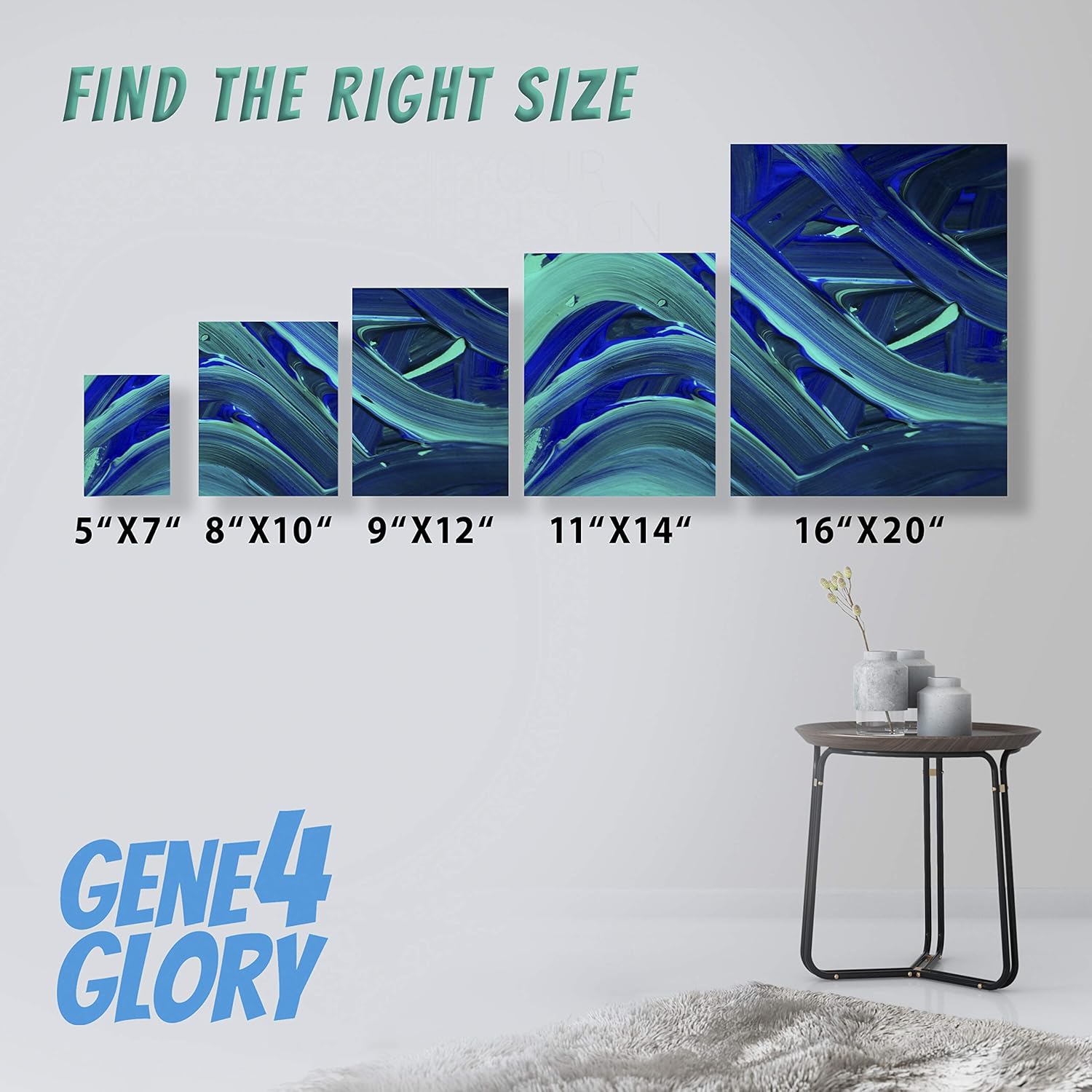 GENE4GLORY Canvas Panel 10 Pack - 8x10 Inch Artist Canvas Board for Painting: Paintings