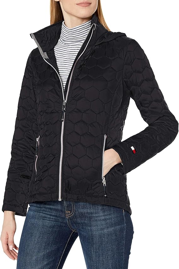 Tommy Hilfiger Womens Quilted Packable Jacket Quilted Jacket