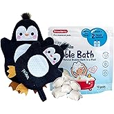 TruKid Strawberry Bubble Podz & BubbleGlove Set – Bubble Bath Pods with 2 Wash Gloves for Kids and Toddlers