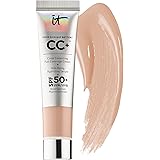 It Cosmetics Your Skin But Better CC+ Color Correcting Full Coverage Cream With Anti Aging Hydrating Serum! Shade Light! One 12ml Tube! Perfect For Covering Up Imperfections!
