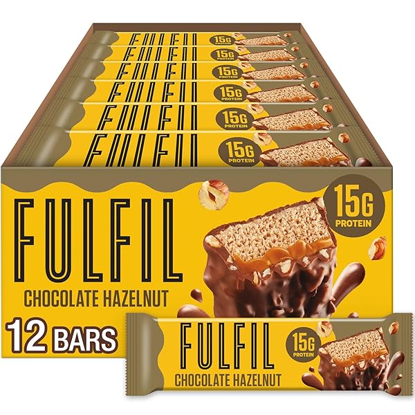 FULFIL PROTEIN SNACK BARS, CHOCOLATE HAZELNUT FLAVORED, GLUTEN...