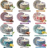 Yinuo Mirror Scented Candle Set 24 Pack Soy Wax Tin 12 Fragrances Gift view 3