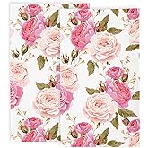 Abstract Pink Rose Bathroom Hand Towels, Vintage Flower Bath Hand Towel for Decorative Fingertip Towels Set of 2 for Home Bathroom Spa Hotel Gym 14"X28"