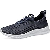 LCGJR Men's Running Shoes Ultra Lightweight Breathable Comfortable Walking Shoes Casual Fashion Sneakers Mesh Workout Shoes