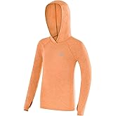 Roadbox Boys Rash Guard Hooded Fishing Shirt, Kids UPF 50+ Long Sleeve Sun Hoodie, Youth UV Protection Beach Swim Shirts