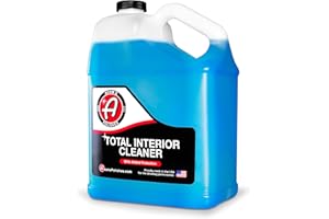 Adam's Polishes Total Interior Cleaner & Protectant (Gallon), Quick Detailer & SiO2 Protection, Ceramic Infused UV Protection, Anti-Static, OEM Finish, For Leather, Vinyl, Plastics, Glass & More