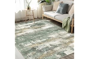 BEIMO Area Rugs 8x10 for Living Room Bedroom, Modern Abstract Machine Washable Large Sage Green Rug Soft Rug, Floor Carpet with Non Slip Backing for Dining Room