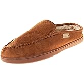 Avalanche Men's Slip On Slippers - Warm Fuzzy Comfy House Shoes