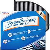 Spearhead Odor Defense Breathe Easy AC &amp; Heater Cabin Air Filter (BE-934) | Fits Select 2008-2021 C-Class, CLS, E-Class, GLK, AMG GT, SL-Class, SLS AMG | Up to 25% Longer Lasting w/Activated Carbon